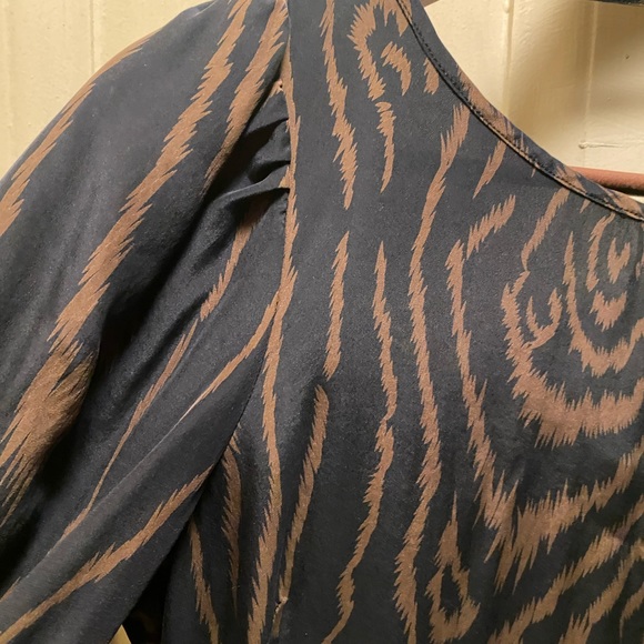 Parker animal print mini dress, 100%silk, excellent Condition, small size - Picture 14 of 16